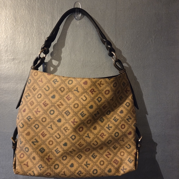 Designer Patterned Tan Shoulder Bag - Picture 3 of 3